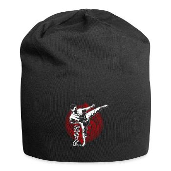 karaté - Bonnet en jersey - noir - Devant