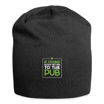 If Found Please Return To The Pub St. Patricks - Bonnet en jersey - noir - Devant