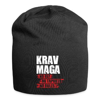 Krav Maga - Bonnet en jersey - noir - Devant