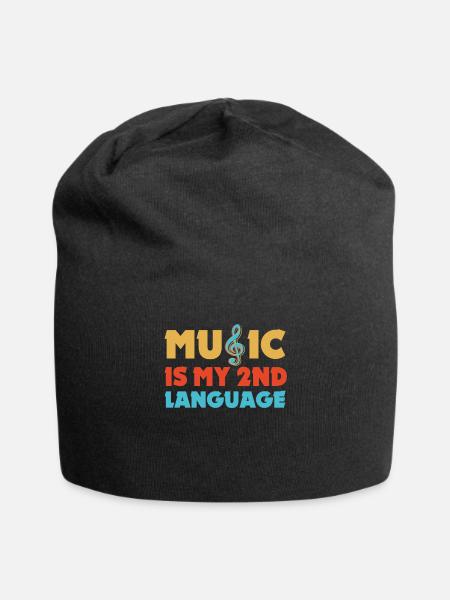 Musik Musiker - Jersey-Beanie - Schwarz