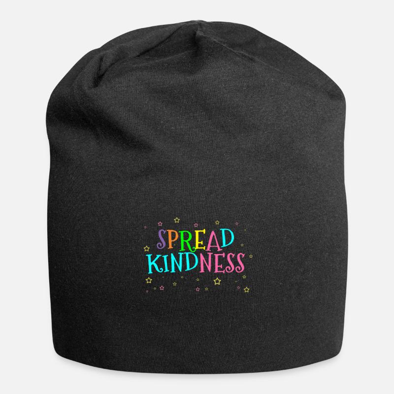 Freundlichkeit - Jersey-Beanie - Schwarz