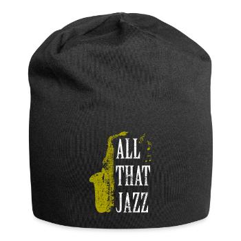 Sax sax - Bonnet en jersey - noir - Devant