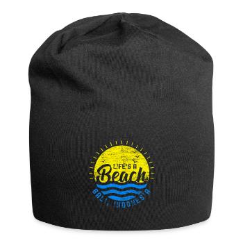 Bali - Jersey-Beanie - Schwarz - Vorne
