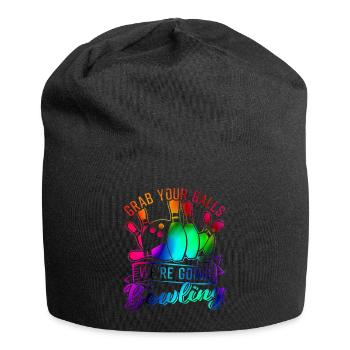 Bowling Kegeln Bowler - Bonnet en jersey - noir - Devant