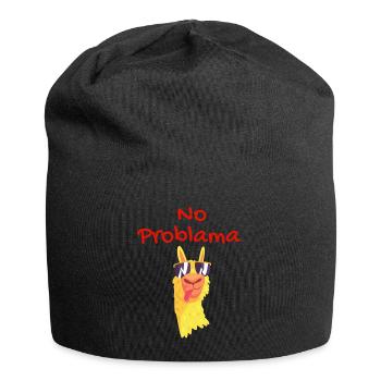 No Problama shirt design funshirt lustige Sprüche - Jersey-Beanie - Schwarz - Vorne