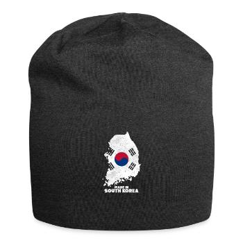 Corée du Sud Pays Asie - Bonnet en jersey - charbon - Devant