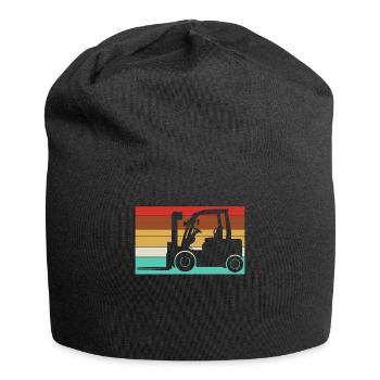 Gabelstapler - Jersey-Beanie - Schwarz - Vorne