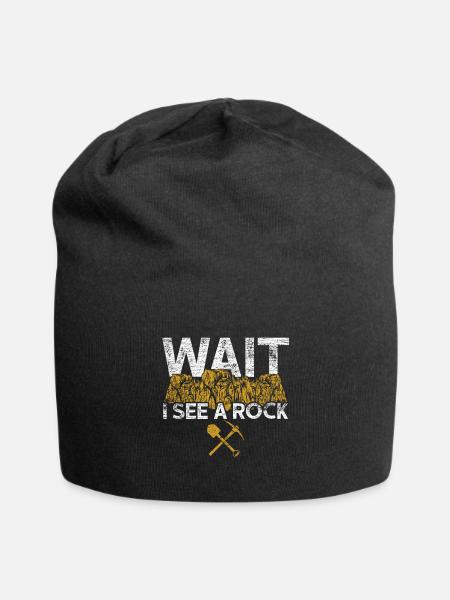 Archaeology Stones - Jersey Beanie - black