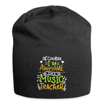 Ecole de Musique Enseignant - Bonnet en jersey - noir - Devant