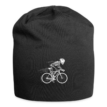 Skeleton Bone Bike Bike Gift - Jersey Beanie - black - Front