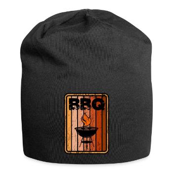 Signe de barbecue - Bonnet en jersey - noir - Devant