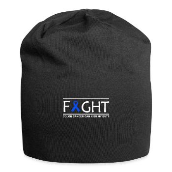 Colorectal Cancer Fighter - Jersey Beanie - black - Front