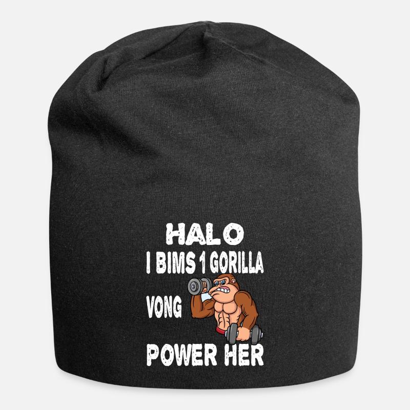 I Bims 1 Gorilla Vong Power - Bonnet en jersey - noir