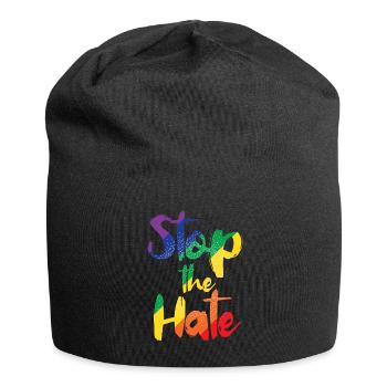 LGBT - Jersey-Beanie - Schwarz - Vorne