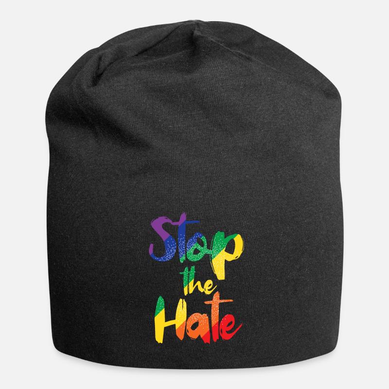 LGBT - Bonnet en jersey - noir