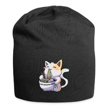 Anime Ramen Kawaii japanische Nudeln - Jersey-Beanie - Schwarz - Vorne