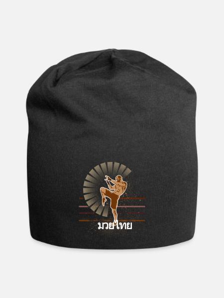 Muay Thai - Bonnet en jersey - noir