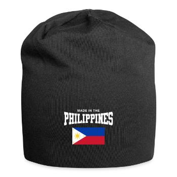 Philippinen - Jersey-Beanie - Schwarz - Vorne