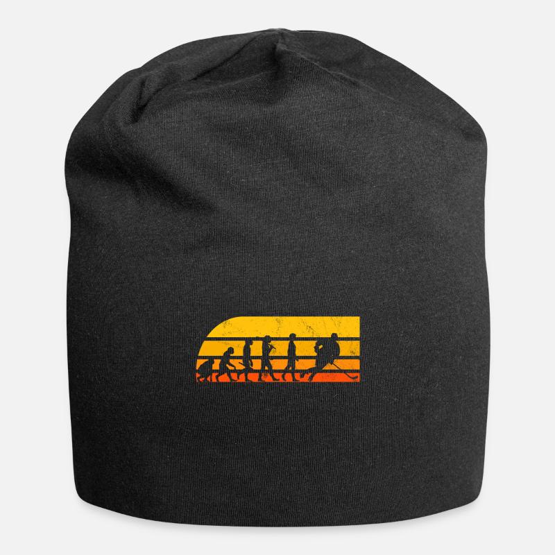 Eishockey-Entwicklung - Jersey-Beanie - Schwarz