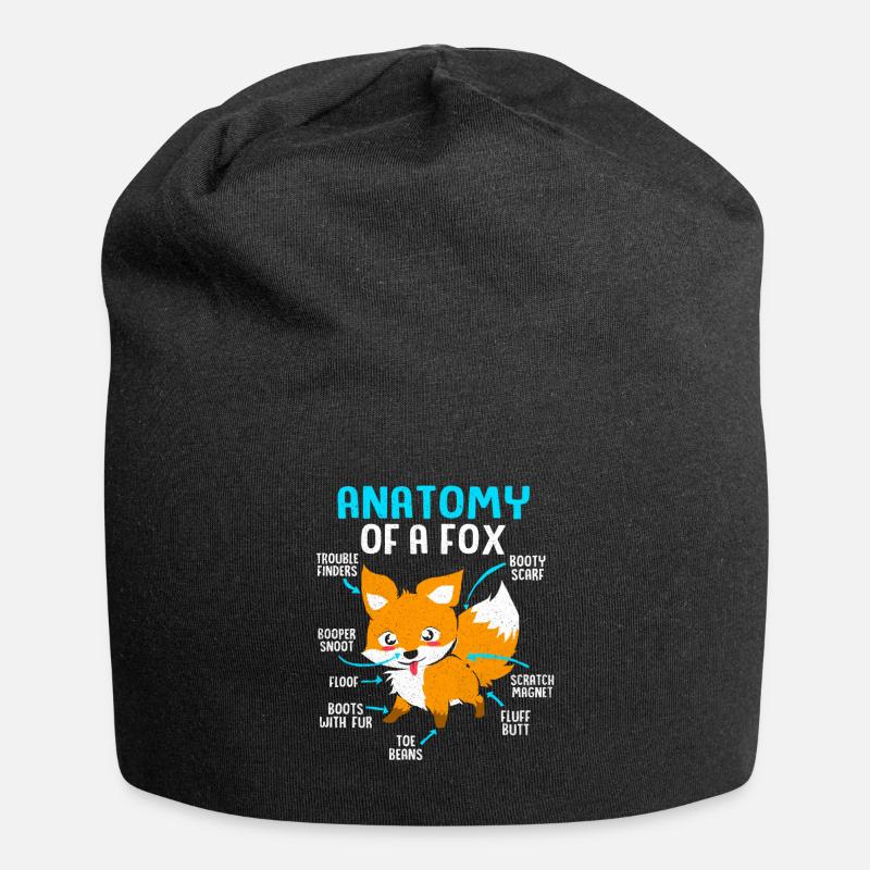Fox - Jersey Beanie - black