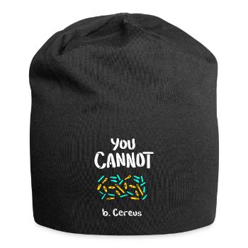 Biology Microbiology Bacteria Teacher Gift - Jersey Beanie - black - Front