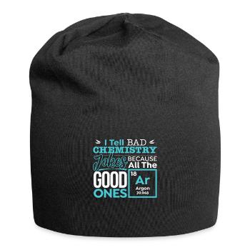 Chimie Chimiste Dire Blagues Cadeau Argon - Bonnet en jersey - noir - Devant