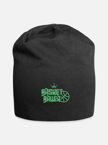 Basketball Basketball Basketball Basketball - Jersey Beanie - black