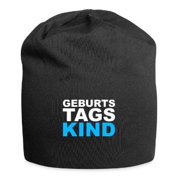 Geburtstagskind Kindergeburtstag - Jersey-Beanie - Schwarz - Vorne