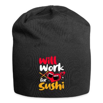 Sushi - Jersey-Beanie - Schwarz - Vorne