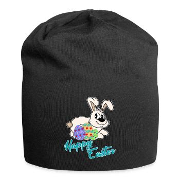 Joyeuses Pâques - Joyeuses Pâques - Bonnet en jersey - noir - Devant