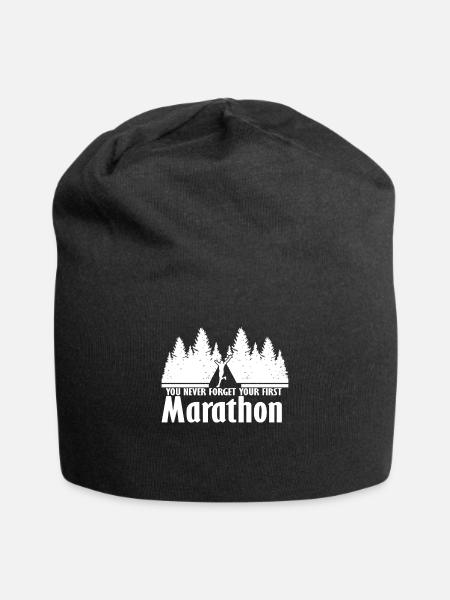 Marathon - Jersey-Beanie - Schwarz