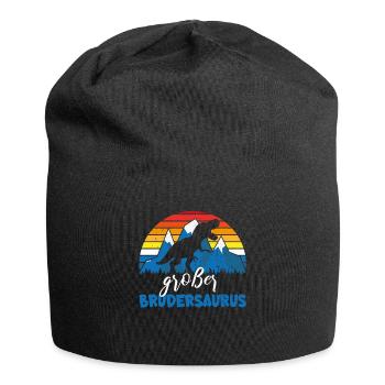 T Shirt Big Brother Dino Brothersaurus - Jersey Beanie - black - Front