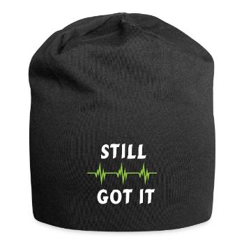 Cardio chirurgical patient - bypass rythme cardiaque pouls - Bonnet en jersey - noir - Devant
