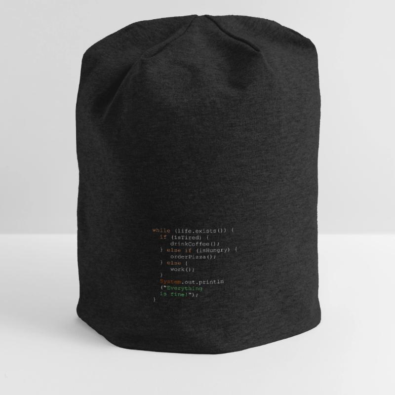 Programmierung, Programmierer und Programmcode Jersey-Beanie