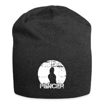 Fencing Club Fencing Fencing Fencing - Jersey Beanie - charcoal grey - Front