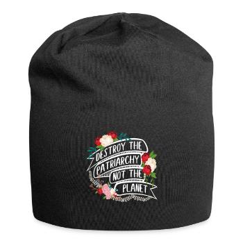 Féministes féministes - Bonnet en jersey - noir - Devant