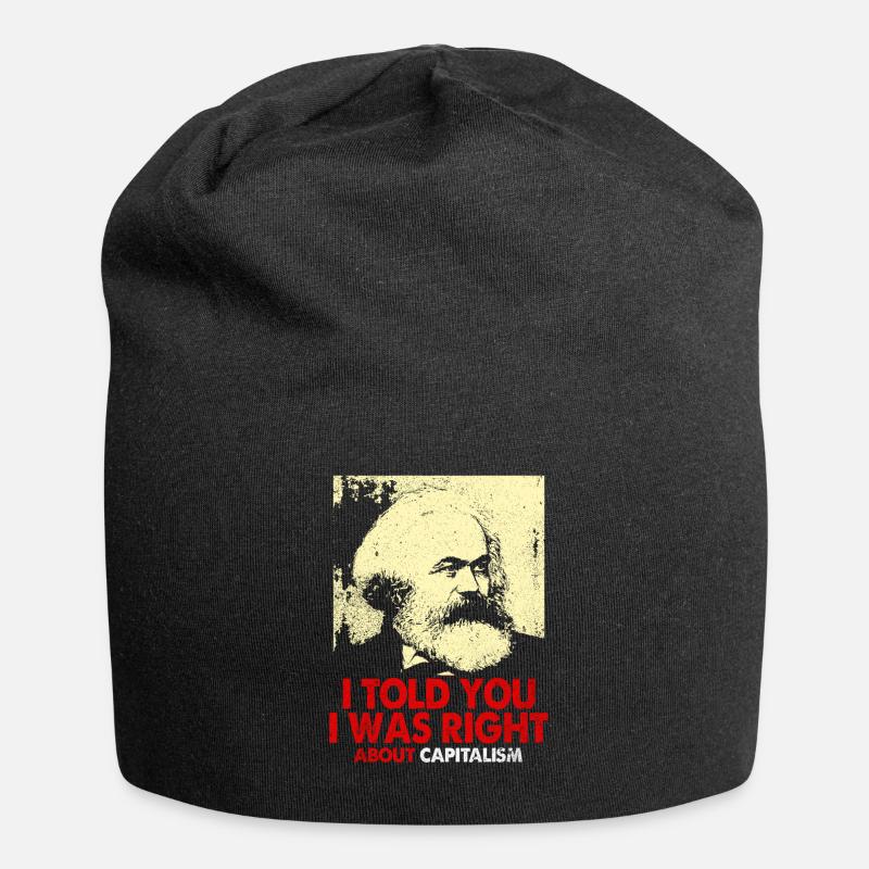 Kommunismus - Jersey-Beanie - Schwarz