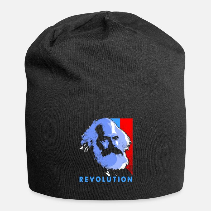 Kommunismus Lenin Marx Klassenkampf Sozial - Jersey-Beanie - Schwarz