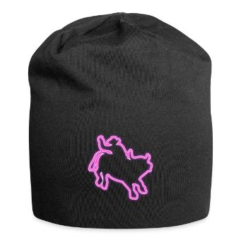 Néon Rodeo Shirt Idées Cadeaux cow-boy - Bonnet en jersey - noir - Devant