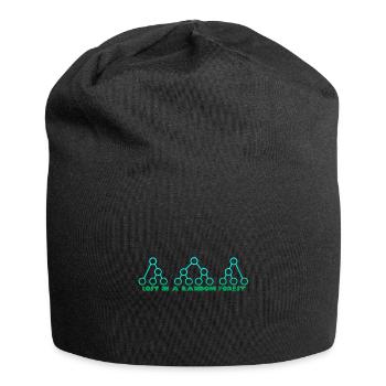 Informatiker - Jersey-Beanie - Schwarz - Vorne
