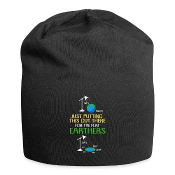 Flat Earth Society Reptiles Conspiracy - Jersey Beanie - black - Front