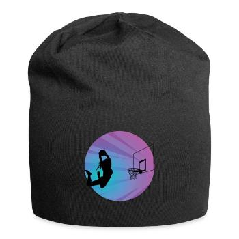 Fille de basket - Bonnet en jersey - noir - Devant