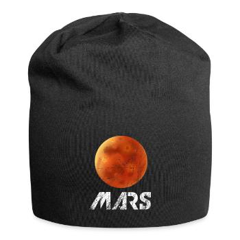 Astronomy planet astronaut Mars planet - Jersey Beanie - black - Front
