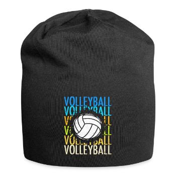 Volley-ball - Bonnet en jersey - noir - Devant
