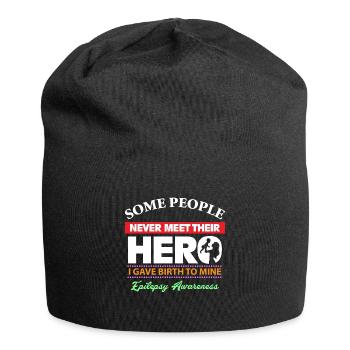 Epilepsy awareness - I love my child - Jersey Beanie - black - Front