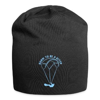 Kiteboard - Jersey-Beanie - Schwarz - Vorne