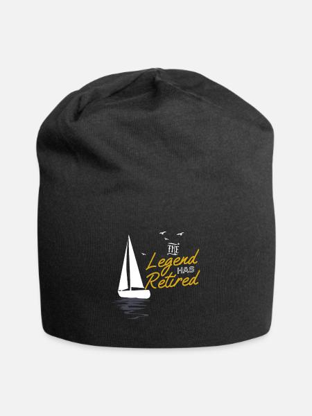 The Legend Has Retired - Jersey Beanie - black
