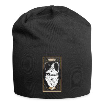 Glas Archäologie Entdeckung Geschenk - Jersey-Beanie - Schwarz - Vorne