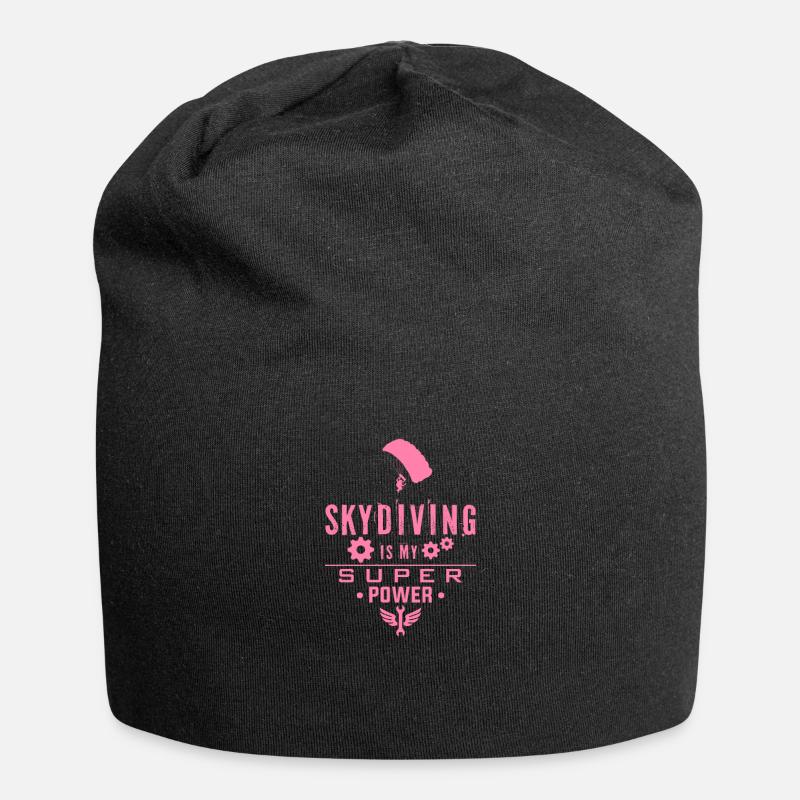 Fallschirm - Jersey-Beanie - Schwarz