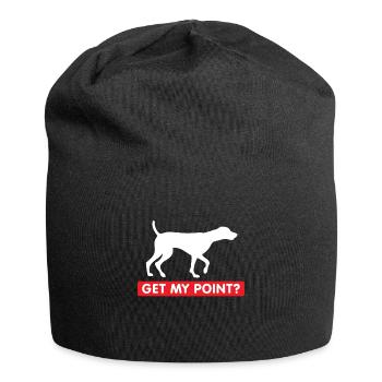 Allemand Cheveux courts Pointer propriétaire de chien cadeau - Bonnet en jersey - noir - Devant
